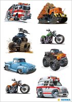 HERMA Aufkleber 3085 American Cars, 24 Etiketten