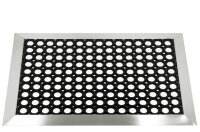 SZ Metall Fußmatte schwarz 50,0 x 70,0 cm