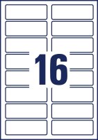 AVERY Zweckform Namensetiketten L4783-20 weiß 88,9 x 31,0 mm, 20 Blatt