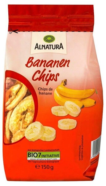 ALNATURA Bio Bananenchips Trockenfrüchte 150,0 g  ( 2972246006 )