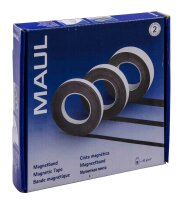 MAUL Magnetband selbstklebend schwarz 1,0 cm x 10,0 m, 1 St.