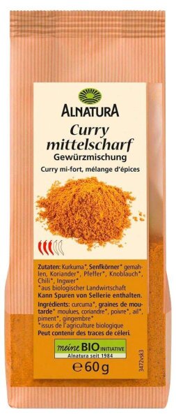 ALNATURA Bio Curry Gewürz, 60,0 g