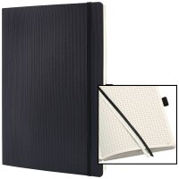 SIGEL Notizbuch Conceptum® ca. DIN A4 kariert, schwarz Softcover 194 Seiten, 1 St.
