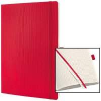 SIGEL Notizbuch Conceptum® ca. DIN A4 kariert, rot...