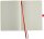 SIGEL Notizbuch Conceptum® ca. DIN A4 kariert, rot Softcover 194 Seiten, 1 St.