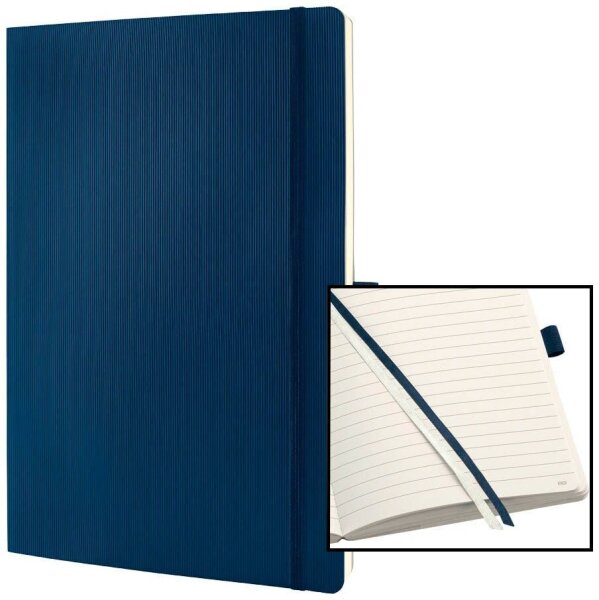 SIGEL Notizbuch Conceptum® ca. DIN A4 liniert, blau Softcover 194 Seiten, 1 St.