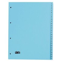 dots Ordnerregister Vollformat 1-31 blau 31-teilig, 5...