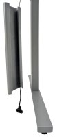 Kerkmann Move 3 tube elektrisch höhenverstellbarer Schreibtisch grafit L-Form, T-Fuß-Gestell silber 180,0 x 80,0 cm