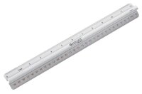 WESTCOTT Lineal 30,0 cm, silber