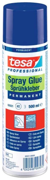 tesa PERMANENT Sprühkleber 500,0 ml, 1 St.