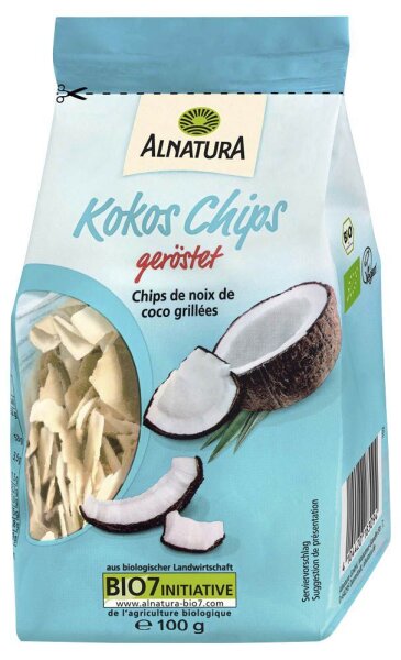 ALNATURA Bio Kokos Chips geröstet Trockenfrüchte 100,0 g, 1 St.
