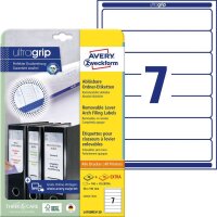 AVERY Zweckform Ordneretiketten L4760REV-20 weiß,...