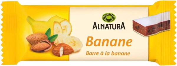 ALNATURA Bio Fruchtriegel Banane-Mandel  40,0 g, 1 St.