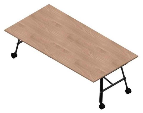 Quadrifoglio Konferenztisch SERENITY ulme rechteckig, A-Gestell grau, 240,0 x 120,0 x 75,0 cm