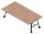 Quadrifoglio Konferenztisch SERENITY ulme rechteckig, A-Gestell grau, 240,0 x 120,0 x 75,0 cm