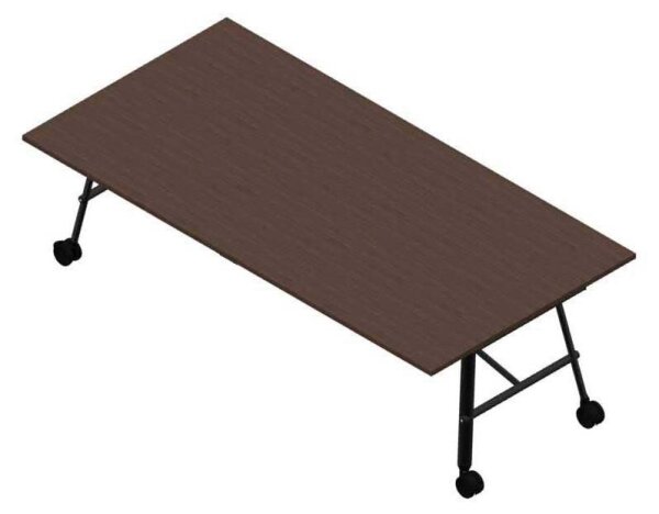Quadrifoglio Konferenztisch SERENITY eukalyptus rechteckig, A-Gestell grau, 240,0 x 120,0 x 75,0 cm