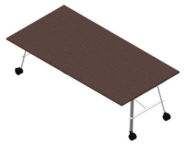 Quadrifoglio Konferenztisch SERENITY eukalyptus rechteckig, A-Gestell weiß, 240,0 x 120,0 x 75,0 cm