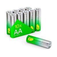 6 + 4 GRATIS: GP Batterien SUPER Alkali-Mangan Mignon AA...