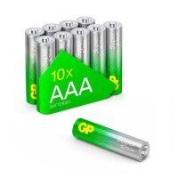 6 + 4 GRATIS: GP Batterien SUPER Alkali-Mangan Micro AAA...