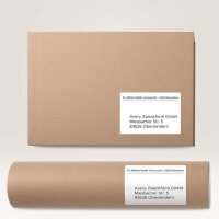 AVERY Zweckform Etiketten 6124 weiß 105,0 x 148,0 mm, 10 Blatt