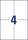AVERY Zweckform Etiketten 6124 weiß 105,0 x 148,0 mm, 10 Blatt