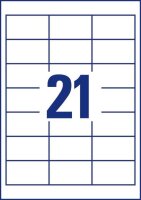 AVERY Zweckform Etiketten 6170 weiß 64,0 x 36,0 mm, 30 Blatt