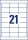 AVERY Zweckform Etiketten 6170 weiß 64,0 x 36,0 mm, 30 Blatt
