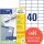 AVERY Zweckform Etiketten 3651-200 weiß 52,5 x 29,7 mm, 220 Blatt