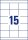 AVERY Zweckform Etiketten 3669-200 weiß 70,0 x 50,8 mm, 220 Blatt