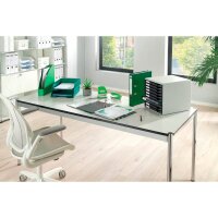 LEITZ Schnellhefter 4191 Kunststoff grün DIN A4, 25 St.