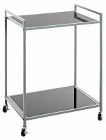 HAKU Möbel Servierwagen grau 50,0 x 36,0 x 69,0 cm