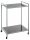 HAKU Möbel Servierwagen grau 50,0 x 36,0 x 69,0 cm