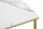 HAKU Möbel Beistelltisch rechteckig MDF-Platte gold-weiß 60,0 x 60,0 x 47,0 cm, 1 St.
