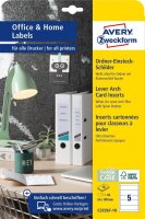 AVERY Zweckform Einsteck-Rückenschilder weiß...