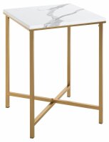 HAKU Möbel Beistelltisch rechteckig MDF-Platte...
