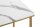 HAKU Möbel Beistelltisch rechteckig MDF-Platte gold-weiß 39,0 x 39,0 x 55,0 cm, 1 St.