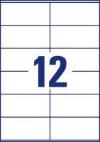 AVERY Zweckform Etiketten LR3424-10 weiß 105,0 x 48,0 mm, 10 Blatt