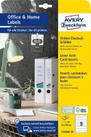 AVERY Zweckform Einsteck-Rückenschilder weiß...