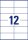 AVERY Zweckform Etiketten 3424-10 weiß 105,0 x 48,0 mm, 10 Blatt