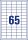AVERY Zweckform Etiketten LR3666-10 weiß 38,0 x 21,2 mm, 10 Blatt