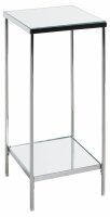 HAKU Möbel Beistelltisch rechteckig Glas chrom 28,0...