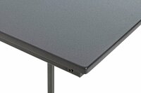 HAKU Möbel Beistelltisch rechteckig MDF-Platte schwarz 33,0 x 35,0 x 60,0 cm, 1 St.