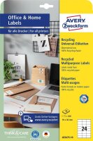 AVERY Zweckform Etiketten LR3475-10 weiß 70,0 x 36,0 mm, 10 Blatt