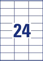 AVERY Zweckform Etiketten LR3475-10 weiß 70,0 x 36,0 mm, 10 Blatt