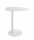HAKU Möbel Beistelltisch oval Metall weiß 53,0 x 38,0 x 60,0 cm, 1 St.