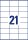 AVERY Zweckform Etiketten 3481-10 weiß 70,0 x 41,0 mm, 10 Blatt