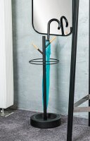 HAKU Möbel Schirmständer 52551 schwarz, Stahl