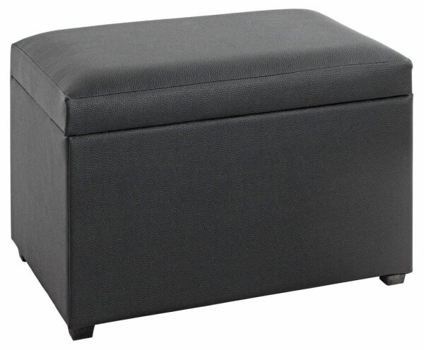 HAKU Möbel Sitztruhe 52524 schwarz Kunstleder 58,0 cm