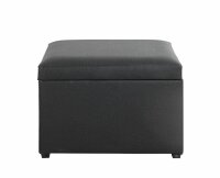 HAKU Möbel Sitztruhe 52524 schwarz Kunstleder 58,0 cm