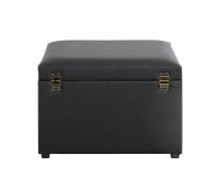 HAKU Möbel Sitztruhe 52524 schwarz Kunstleder 58,0 cm